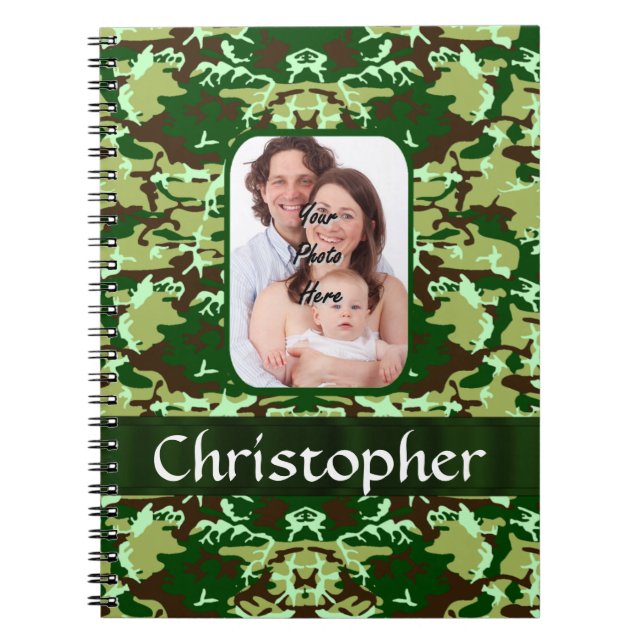 Carnet Camouflage vert (Devant)