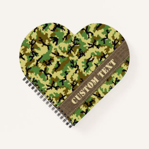 Carnet Camouflage Woodland