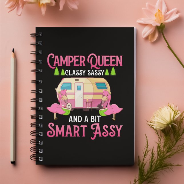 Carnet Camper Queen Classy Sassy Smart Drôle Femmes Fille (Créateur téléchargé)