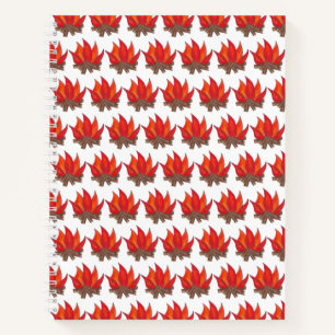 Carnet Camping d'été feu de camp de Marshmallow grillé