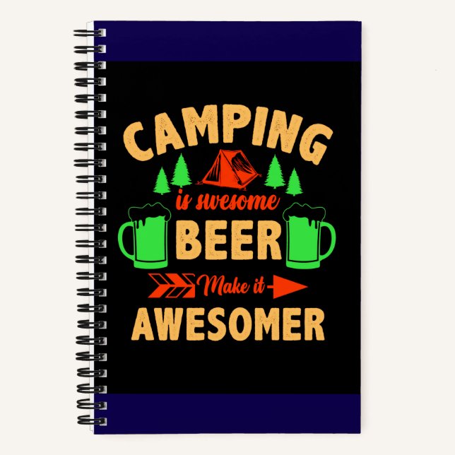 Carnet Camping is Swesome Beer Make it Aesomer-45676  (Recto)