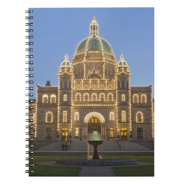 Carnet Canada, BC, Victoria, bâtiment de la législature d (Devant)