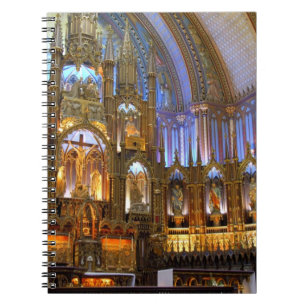 Carnet Canada, Québec, Montréal. Intérieur de Notre
