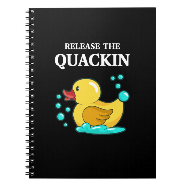 Carnet Canard - Relâchez Le Quackin (Devant)