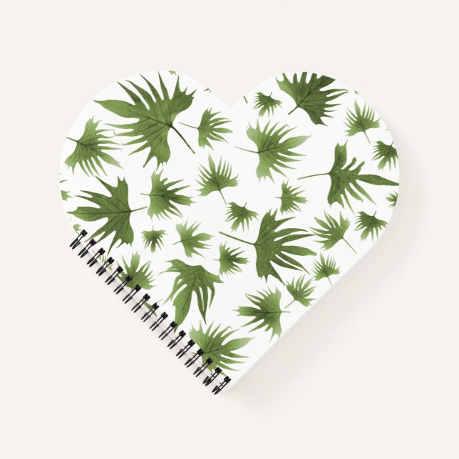 Carnet Canary Vine Feuilles (Devant)