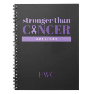 Carnet Cancer Survivant Purple