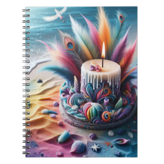 Carnet Candle Beach Feather