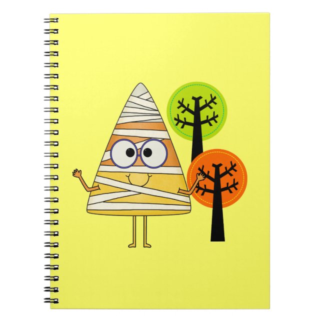 Carnet Candy Corn maman Halloween (Devant)