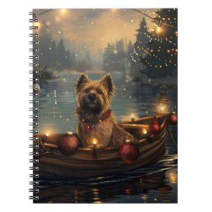 Carnet Cane Corso Noël Festive Voyage