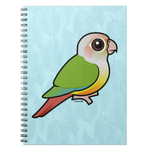 Carnet Cannelle Conure Vert-cheeked de Birdorable