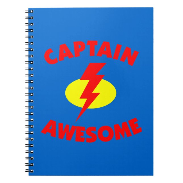 Carnet Capitaine Awesome (Devant)