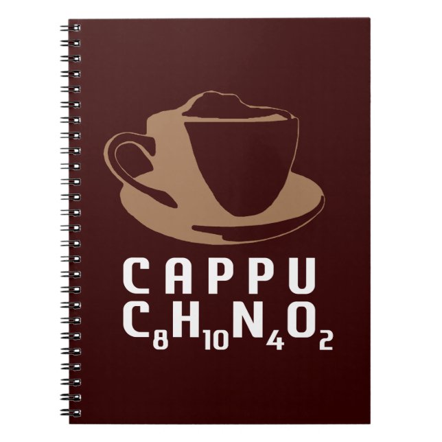 Carnet Cappuccino chimique (Devant)