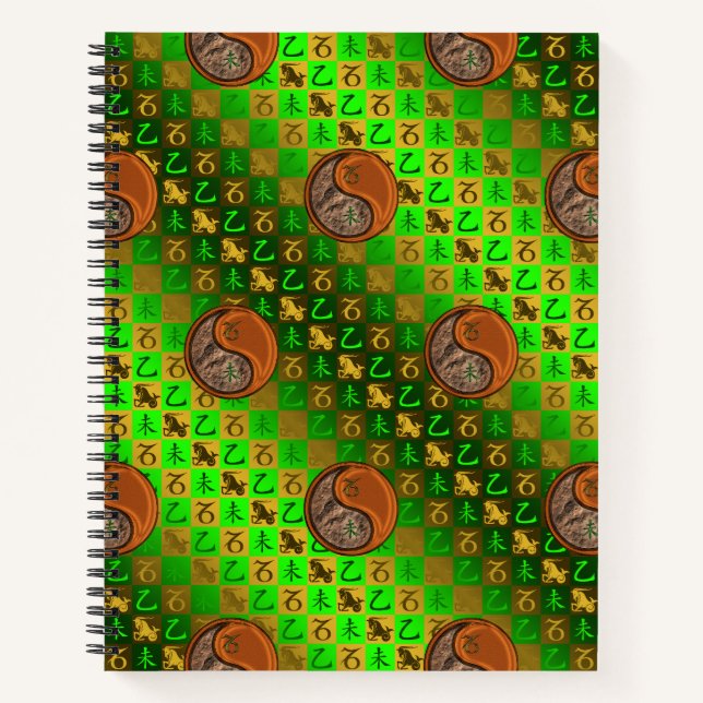 Carnet Capricorne & Chèvre en Bois (Devant)