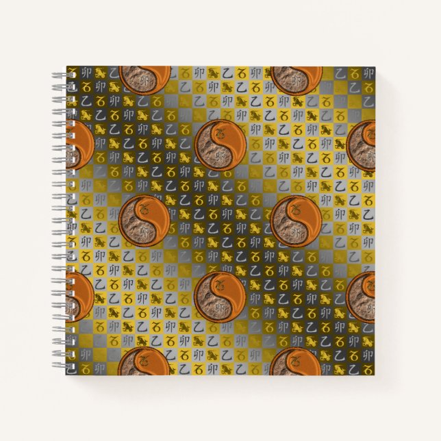 Carnet Capricorne & Lapin de Bois (Devant)