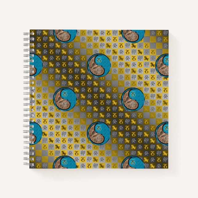 Carnet Capricorne & Lapin d'eau (Devant)