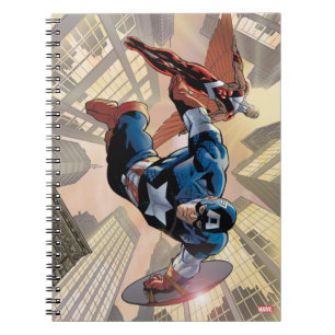 Carnet Captain America & Falcon Comic Panel