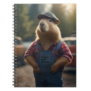 Carnet "Capybara Mechanic : Grease, engrenages et Good Vi