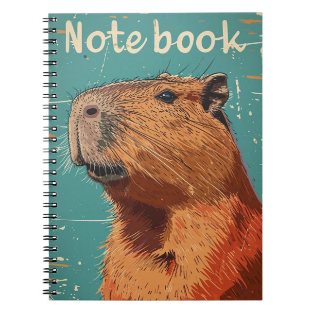 Carnet Capybara Vintage (Devant)