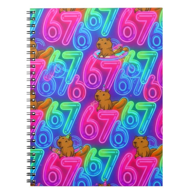 Carnet Capybaras avec 67 Notebook (Devant)
