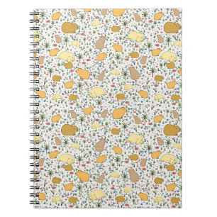 Carnet Capybaras in Yellow