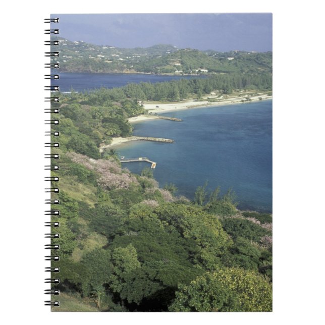 Carnet Caraïbes, Antilles, Sainte-Lucie. Vue de (Devant)