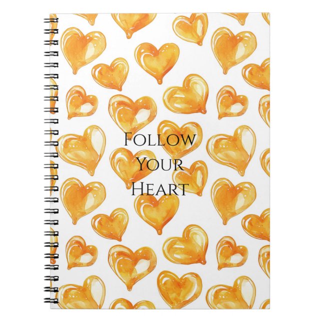 Carnet Caramel Cream Hearts (Devant)