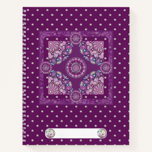 Carnet Cardinal Red Rosace