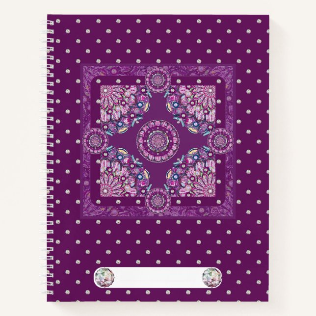 Carnet Cardinal Red Rosace (Devant)