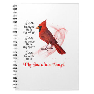 Carnet Cardinal rouge Mon ange gardien