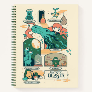Carnet Caricature Bêtes fantastiques Scènes