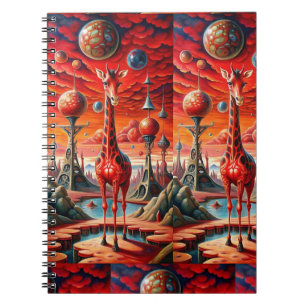 Carnet "Carnet des rêves de girafe galactique"