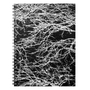 Carnet carnet/Journal 'Abstrait hivernal'