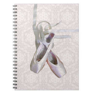 Carnet Carnet/Journal de la spirale de ballet et dentelle
