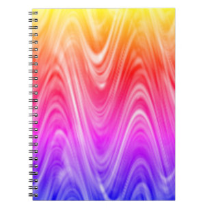 Carnet Carnet/Journal en spirale colorée 