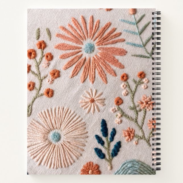 Carnet Carnet&Journal Fleur de naissance (Dos)