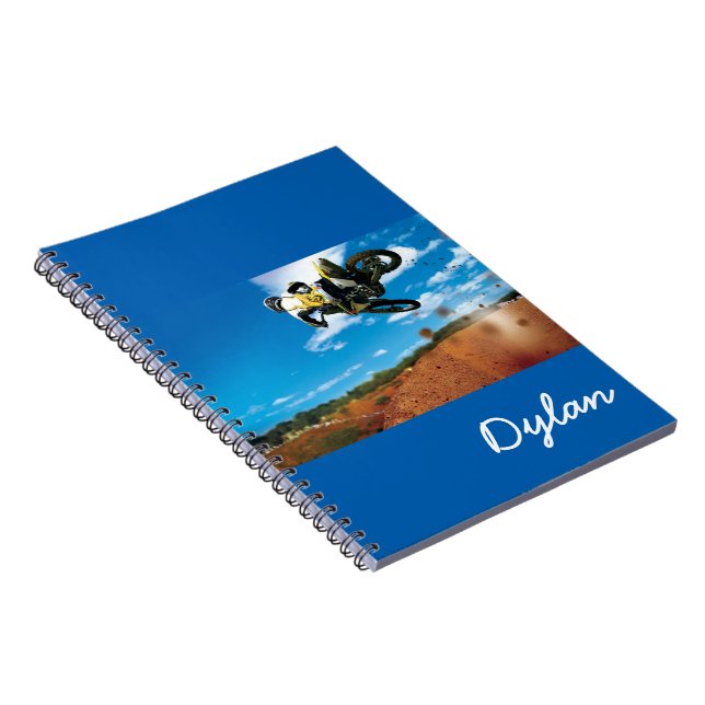 Carnet Carnet-moto et nom personnalisé (Côté Droit)