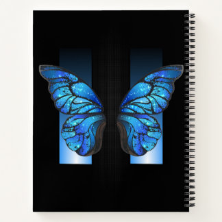 Carnet "Carnet photo spirale de papillon bleu lunaire"
