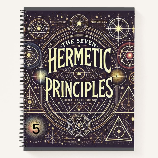 Carnet "Carnet unique avec principes hermétiques Imprimer (Devant)