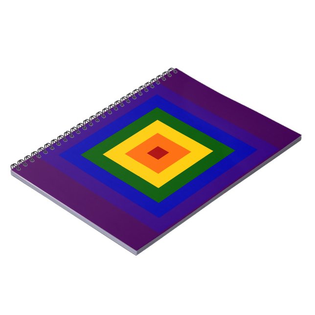 Carnet Carré arc-en-ciel (Côté gauche)