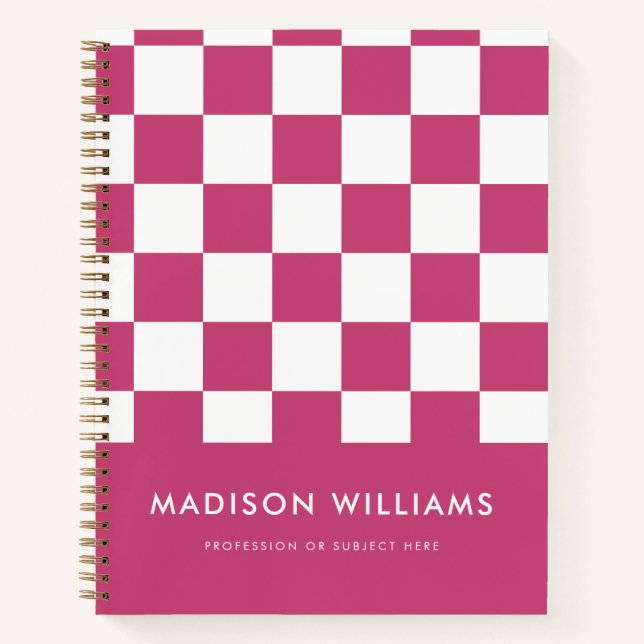 Carnet Carré moderne minimaliste (Devant)