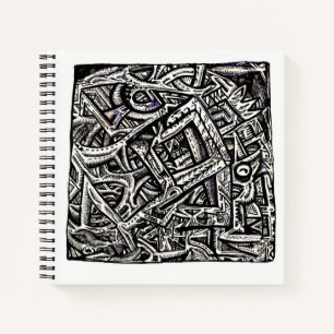 Carnet Carré One, par Brian Benson, dessin à encre