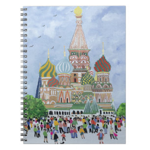 Carnet Carré rouge 1995 de cathédrale de St Basil