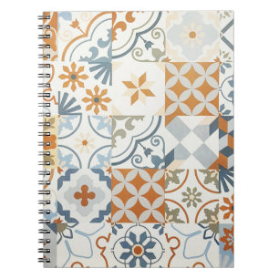 Carnet Carreaux anciens : Texturé Arrière - plan Motif