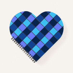 Carnet Carreaux de mosaïque personnalisés et motif de gri