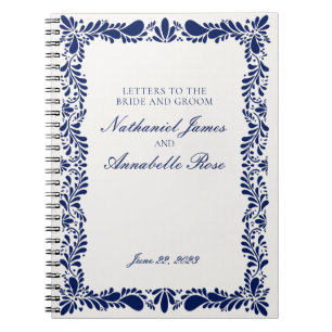 Carnet Carrelage bleu Talavera Carrelage Mariage Lettres 