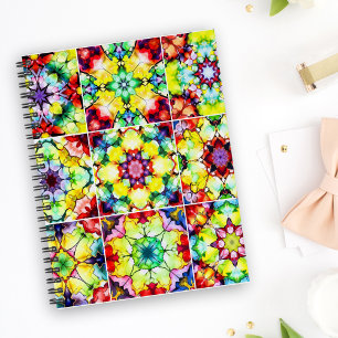 Carnet Carrelage méditerranéen, Carreaux d'encre d'alcool