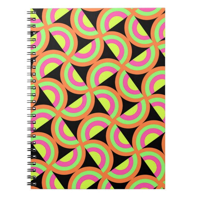 Carnet Carrés psychédéliques (Devant)