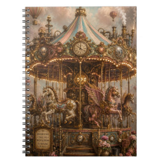Carnet Carrousel Steampunk Fantaisiste