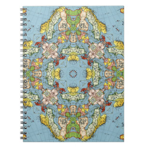 Carnet Carte abstraite de l'Europe