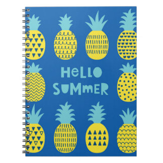 Carnet Carte amusante avec ananas.